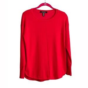 Ellen Tracy Red Lightweight Long Sleeve Classy sweater XS